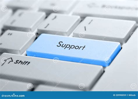 support button   keyboard stock image image  bright information