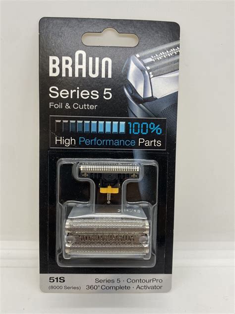 Braun Series S Scherfolie Und Klingenblock Kombipack Silber