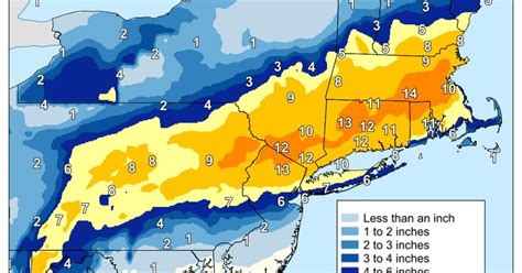 Winter storm targets Northeast — here's how much snow is in the ...