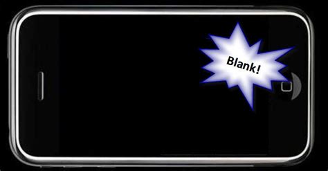 Blank Screen Iphone