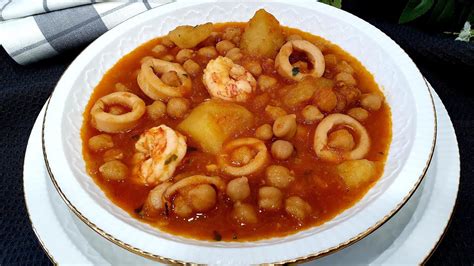 Garbanzos A La Marinera YouTube