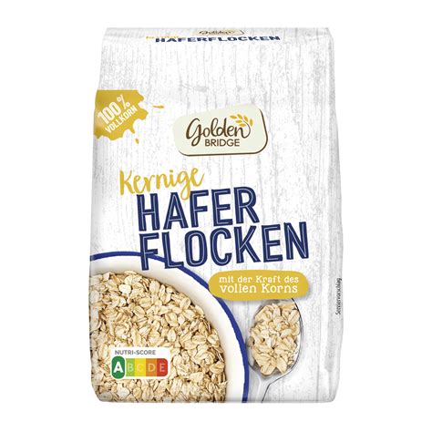 Golden Bridge Kernige Haferflocken G Nstig Bei Aldi Nord