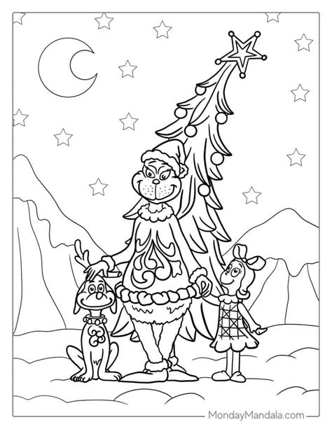 Grinch And Max Coloring Pages 65 Grinch Coloring Pages: Unleash The