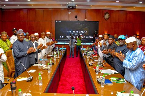 ONE YEAR ANNIVERSARY FARMER GOV UMARU BAGO HAILS CABINET MEMBERS