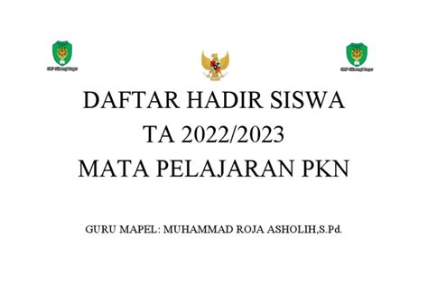 Cover Absen Pdf