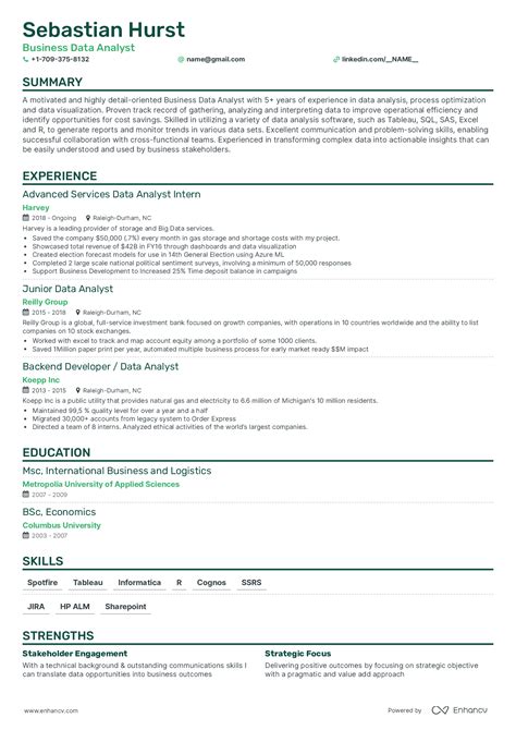 Corporate Resume Templates Business Resume Templates By Enhancv Pdf And Txt