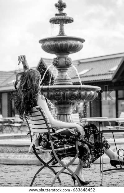 Gorgeous Vintage Brunette Woman Curly Hair Stock Photo 683648452 Shutterstock