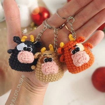 Брелок зайка крючком | Амигуруми