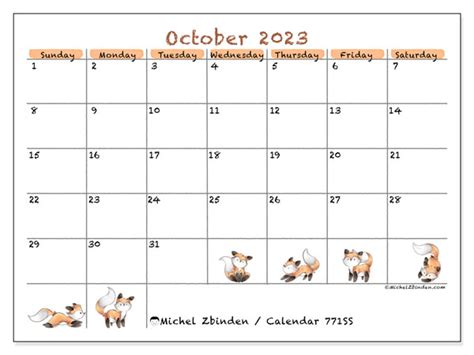 October Printable Calendar Ss Michel Zbinden Uk 43005 Hot Sex Picture