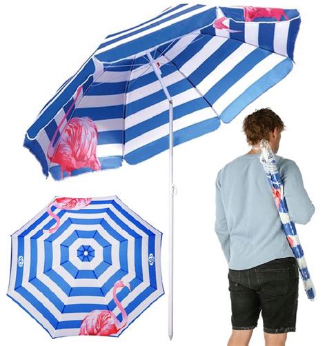 PARASOL NA PLAŻĘ SKŁADANY PARAWAN PLAŻOWY DUŻY UV 13816134510