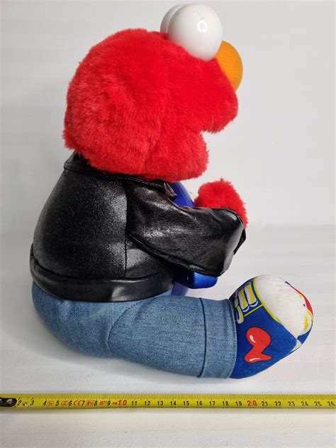 Vintage Animated Plush Elmo Rock N Roll 90s Tyco Jim Etsy