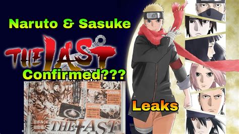 Breaking News Naruto Sasuke The Last Confirmed For Th