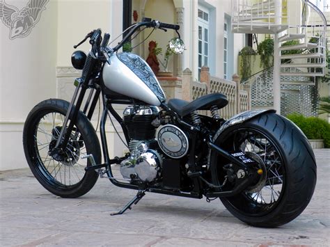 Royal Enfield 500 Classic Bobber Rajputana Custom Cycles Bikermetric