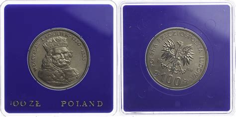 Polen Volksrepublik 100 Zloty 1986 MW Serie Polnische Herrscher