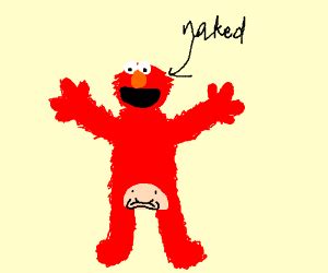 Just Plain Normal Red Elmo Drawception