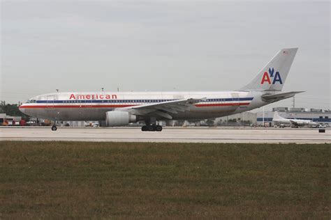 N90070 American AL Airbus A300B4 605R Seen At Miami Intern Flickr