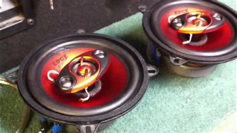 EDGE ED205 5.25" COAXIAL 4 WAY IN CAR SPEAKERS - YouTube