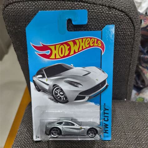 Hot Wheels Ferrari F Berlinetta Silver Hw City Shopee Malaysia