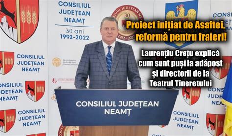 Proiect Ini Iat De Asaftei Reform Pentru Fraieri Lauren Iu Cre U