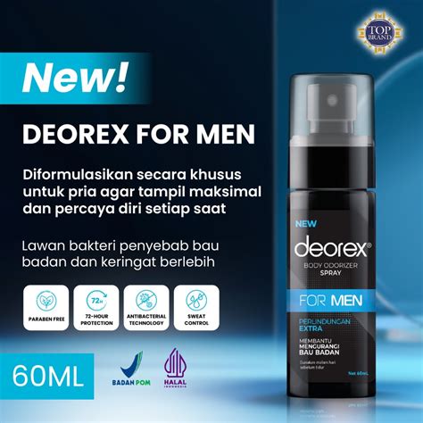 Jual Deorex Body Odorizer Spray Ml For Men Shopee Indonesia