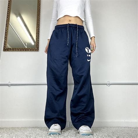 Vintage Wide Leg Baggy Nike Joggers Tracksuit Depop