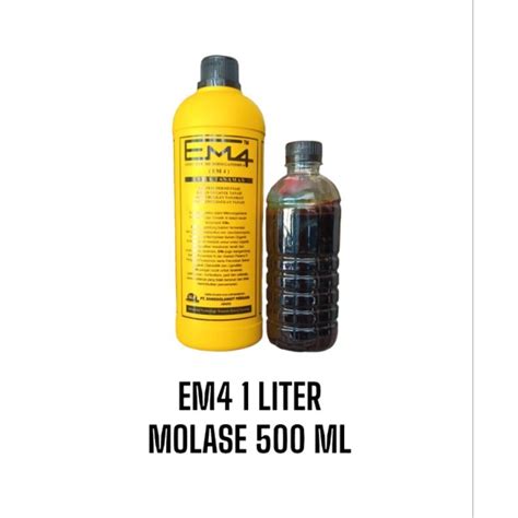 Jual Paket Em4 Tanaman 1 Liter Dan Molase 500 Ml Shopee Indonesia