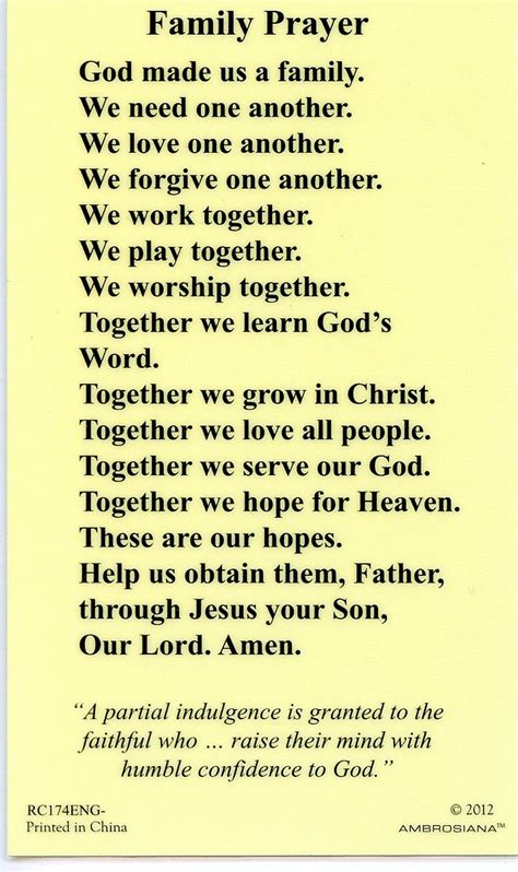 simple prayer for family gathering 6