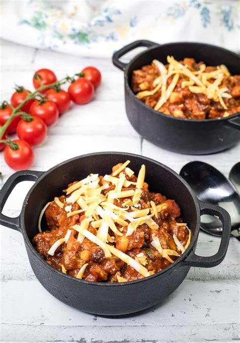 Slow Cooker Southwestern Chili Dinner By Six