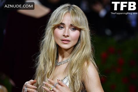 Sabrina Carpenter Sexy Seen Flaunting Her Hot Figure At The Met Gala In New York City Aznude