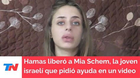 Hamas Liber A Mia Schem La Joven Israel Que Hab A Filmado Un