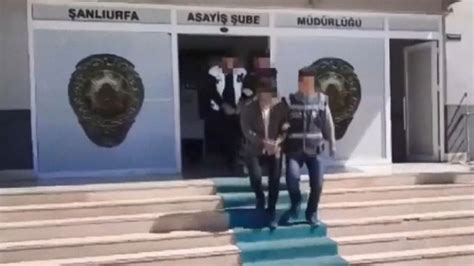 Urfada Aranan Ah Slar Tek Tek Yakaland Ajans Urfa