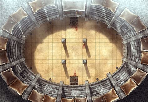 Battle Arena A Printable Battle Map For Dungeons And Dragons D D