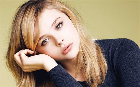 Hd Wallpaper Portrait Chloe Moretz Actress Blonde Wallpaper Flare