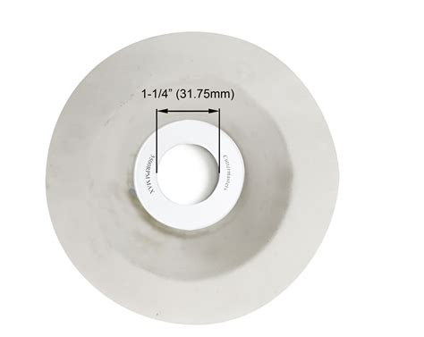 cup white aluminum oxide  grit   face cuttermasters