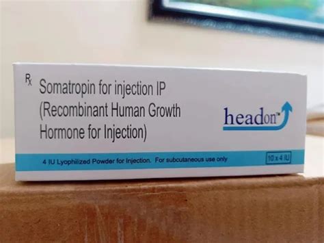 Headon Somatropin Hgh Injections Packaging Size X Iu Canada