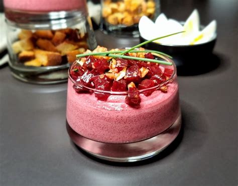 Osez Cette Délicieuse Verrine De Betterave Rouge Et St Môret