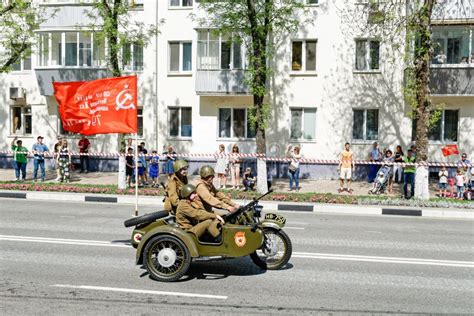 Samara Russia May 9 2019 A Historical Example Of Military