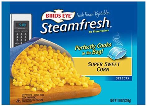 A Bag Of Steamfresh Corn Sits Next To A Microwave