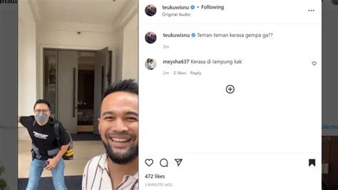 Teuku Wisnu Dan Arie Untung Rasakan Gempa Jakarta Saat Hendak Siaran