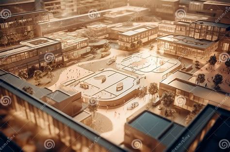 Blueprint Plan For A Modern Hospital Stock Illustration Illustration