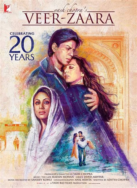 years  bollywood film veer zaara bollywood posters yash raj