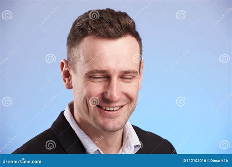 Man Laugh With Closed Eyes Stock Photo Image Of Looking 112102016