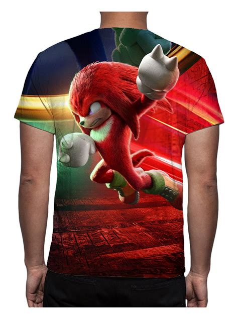 Camiseta Sonic Knucles Estampa Total Elo