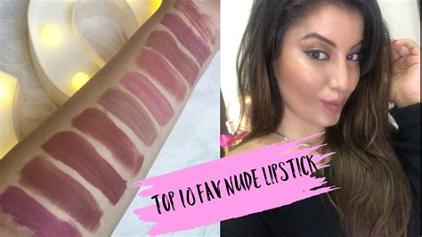 My Top Current Favorite Nude Lipsticks Under Inr Youtube