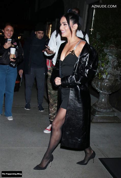 Vanessa Hudgens Sexy Seen Flaunting Her Hot Cleavage At The Tick Tick BOOM Promo At The Whitby