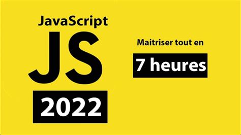 Apprendre Javascript En Cours Complet Videotutoriels