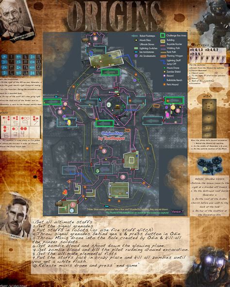 Origins Zombies Map Layout