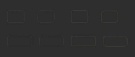 curved rectangle vector art icons  graphics