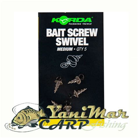 Винт за стръв Korda Micro Ring Swivel Bait Screw Medium