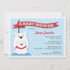 Polar Bears | Winter Baby Shower Invitations | Zazzle